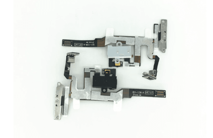 For iPhone 4s (Volume Audio Mute Switch Button Jack) Flex Cable